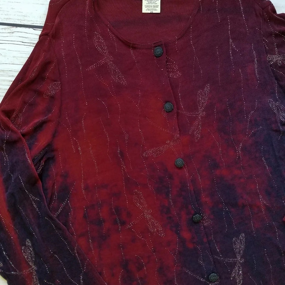 Vintage CM Shapes NWT Deadstock Dragonfly Blouse - Picture 3 of 11